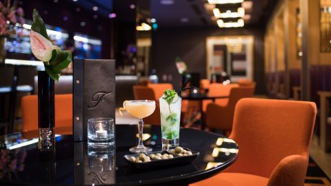 Cocktails in the Bar at Fitzwilliam Hotel