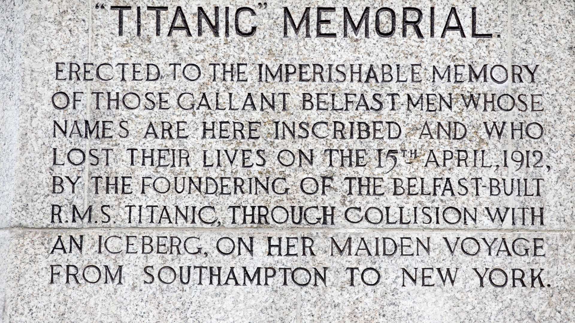 Titanic Memorial Garden Attractions Visit Belfast