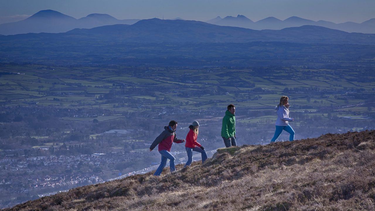 Walkers on Belfast Hills
