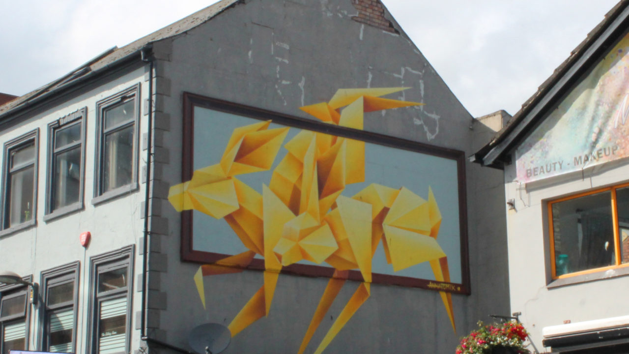 Golden Hare Street Art Castle Street