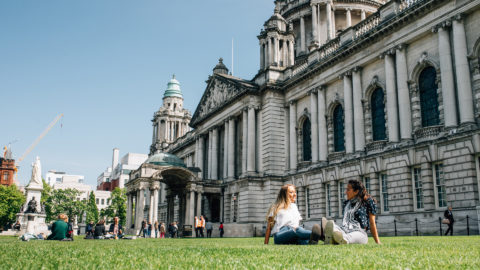 Queens University Students8 Belfast City Hall