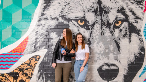 At the Mouth Street Art Crown Entry and Couple Spring 2021