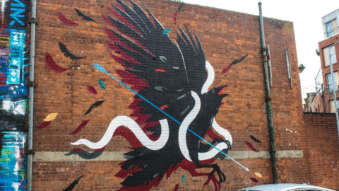 Conflict SABEK Talbot Street Street Art