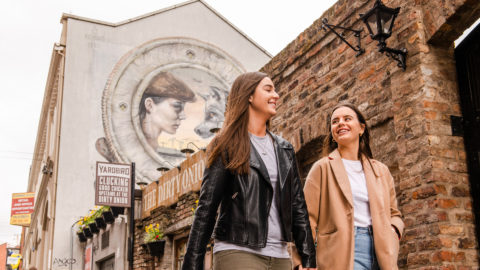 Still Waters Street Art and Couple Spring 2021