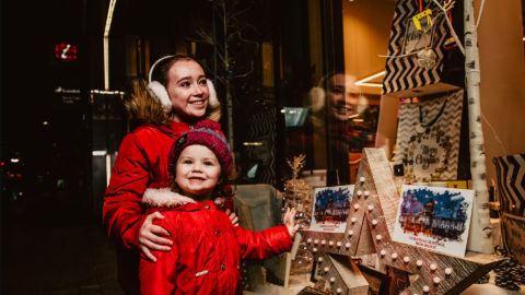 Christmas Shopping 2020 Welcome Centre window