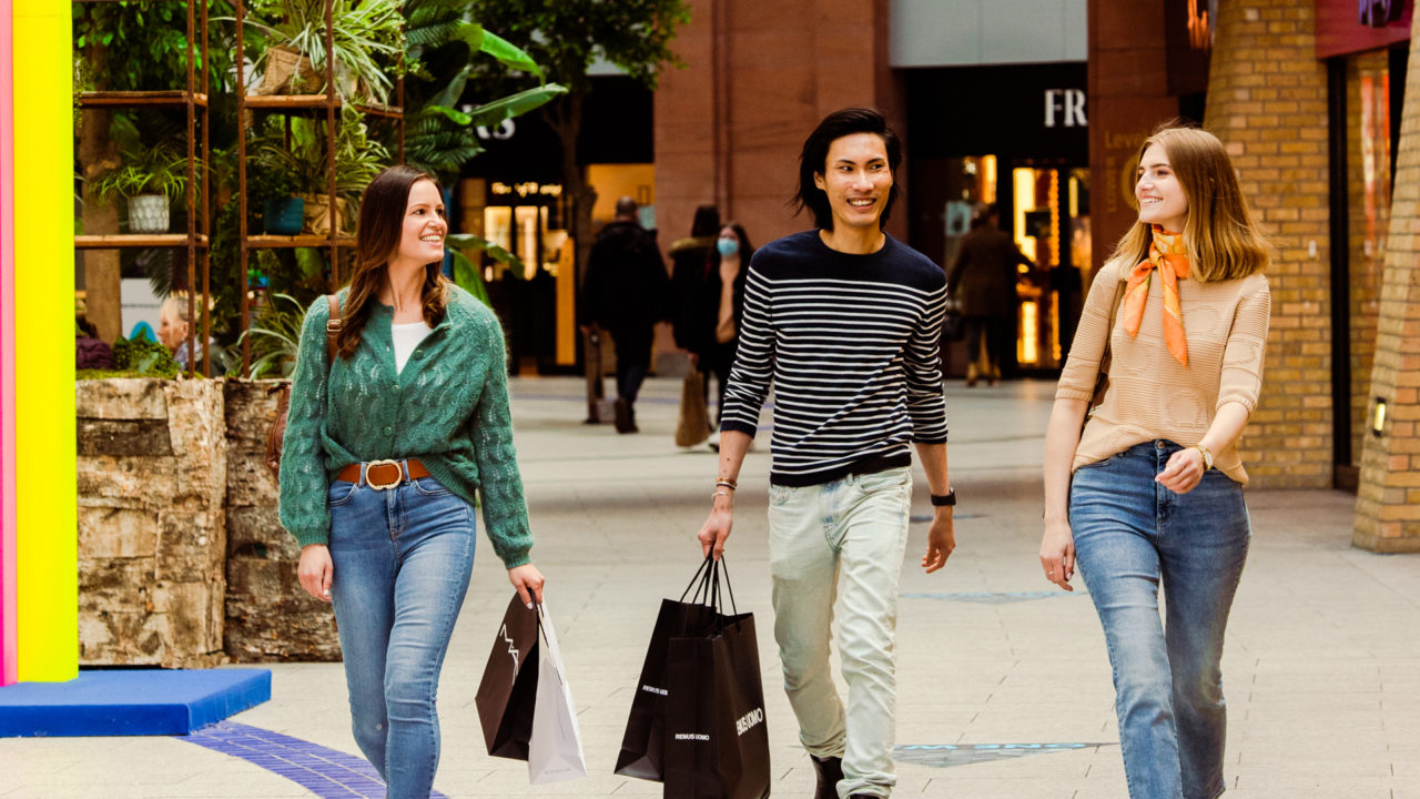 Back to Belfast Friends Shopping Victoria Square