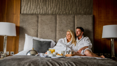 Visit Belfast Summer Stay Getaway Couple Breakfast Bed