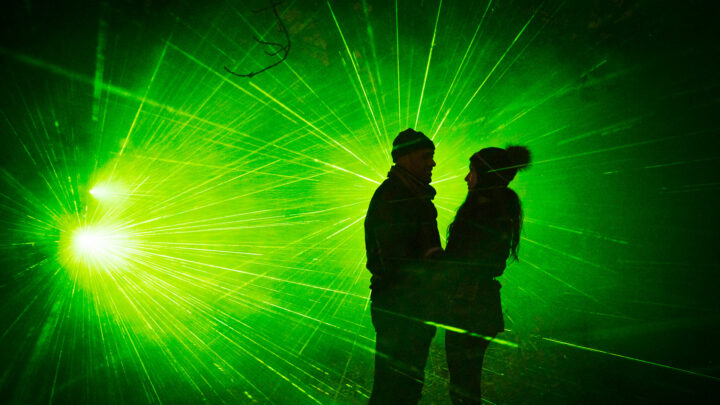 Christmas at Hillsborough Castle and Gardens   laser garden (C) Sony Music