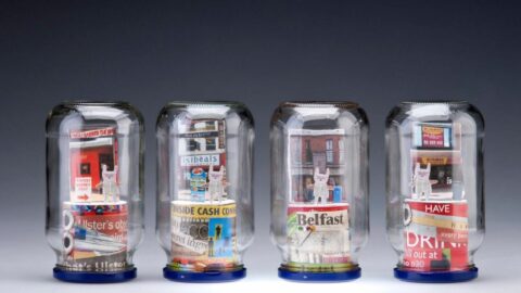 The 'Make your own jam jar diorama' workshop with Sue Cathcart is one of the supporting events for the 'Paper Magic'